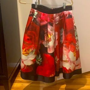 Ted baker floral skirt, size 2